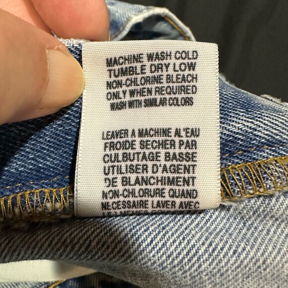 Vintage Polo Ralph Lauren Mens Banner Jeans Size 30x34 Blue Denim Streetwear Y2K - Picture 14 of 15